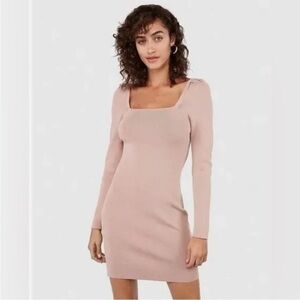 Express X Negin Mirsalehi puffed sleeve dress